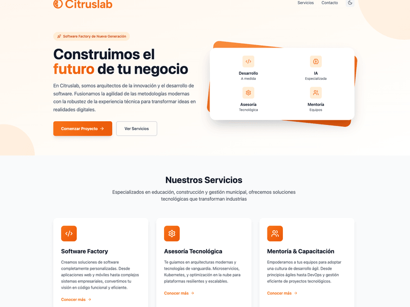 CitrusLab - Página Principal